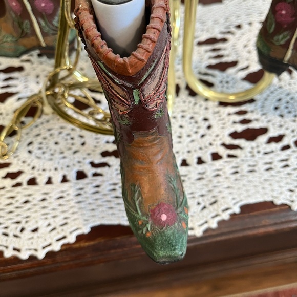 Rustic OOAK Cowboy Boot Chandelier - Picture 15 of 16